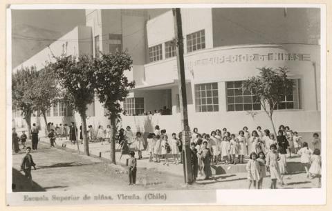Primera imagen del registro Escuela superior de niñas, Vicuña (Chile)