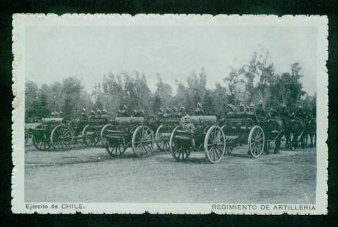Primera imagen del registro "Ejército de Chile, Regimiento de Artillería"