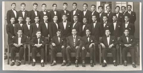 Primera imagen del registro 6° año 1955