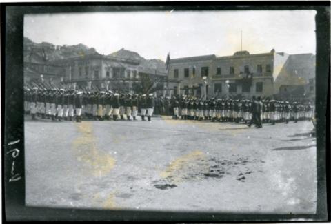 Primera imagen del registro Misa de campaña en plaza de Coquimbo, 21 de Mayo 1931