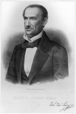 Primera imagen del registro Francisco Antonio Pérez