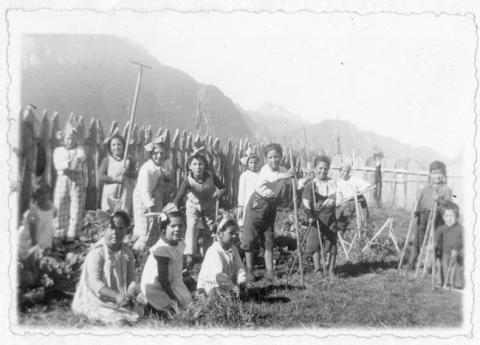 Primera imagen del registro Alumnos en el huerto