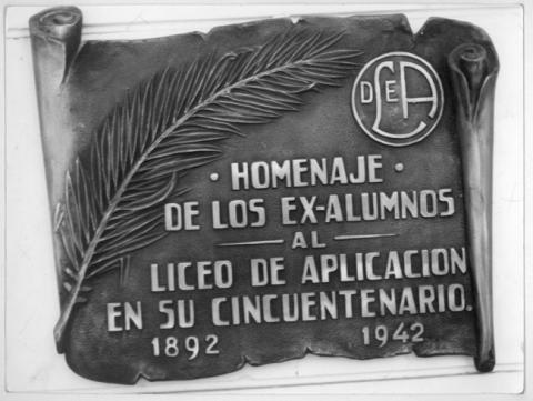 Primera imagen del registro Liceo de Hombres Nº 3 "Aplicación". Fiestas cincuentenarias