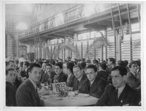 Primera imagen del registro Liceo de Hombres Nº3, de Aplicación. Fiestas cincuentenarias. Banquete oficial