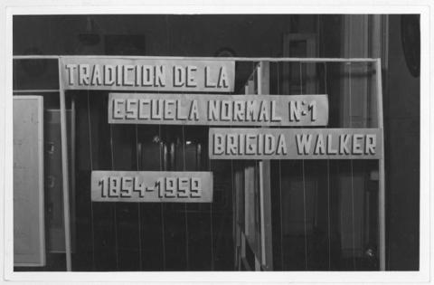Primera imagen del registro Escuela Normal Nº1 de Niñas Brigida Walker