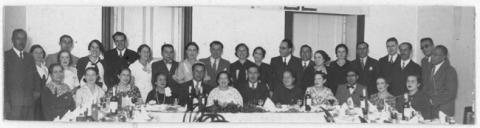 Primera imagen del registro despedida de Pedro Contreras, 1936