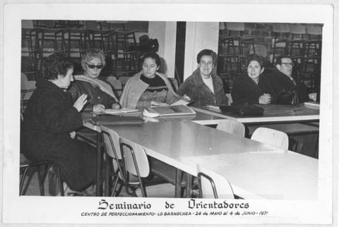 Primera imagen del registro Seminario de Orientadores (Centro de Perfeccionamiento). del 24 de mayo a 4 de junio de 1971