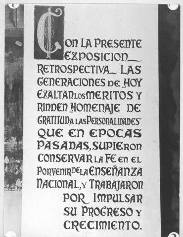Primera imagen del registro Museo Pedagógico