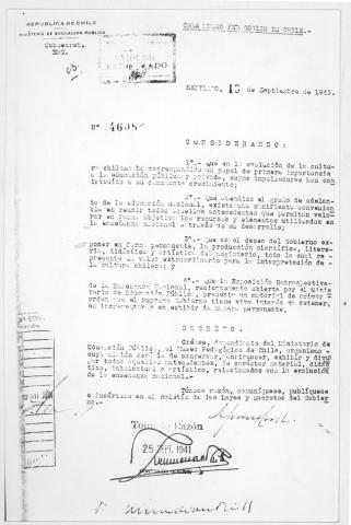 Primera imagen del registro Museo Pedagógico