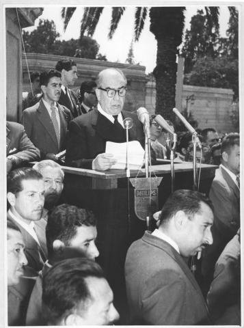 Primera imagen del registro Homenaje póstumo a Gabriela Mistral