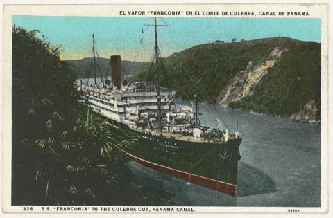 Primera imagen del registro Canal de Panamá