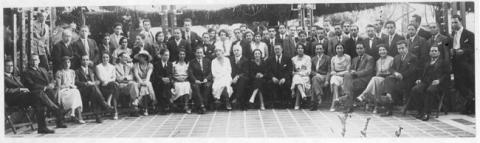 Primera imagen del registro La Asociación Gremial de Profesores de Chile, con el sabio alemán Jorge F. Nicolai