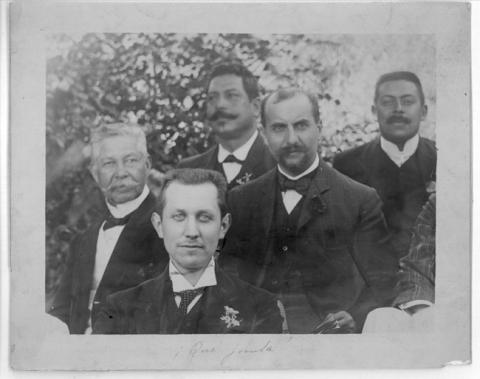 Primera imagen del registro Profesores, 1906