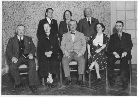 Primera imagen del registro Directorio de La Sociedad Normal de Profesores de Chillán, año 1935