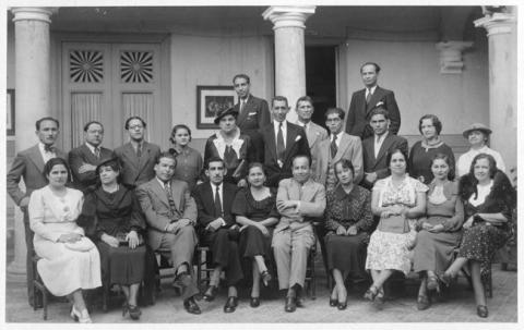 Primera imagen del registro 2º Misión educacional a Venezuela año 1945