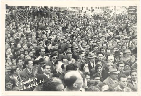 Primera imagen del registro Visita del presidente Carlos Ibáñez