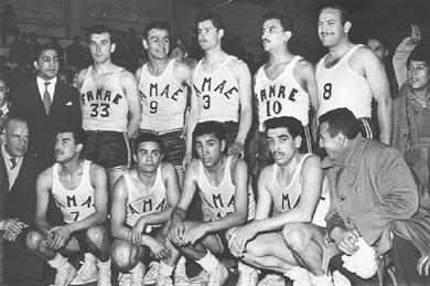Primera imagen del registro Equipo de Basquetball FAMAE, 1955