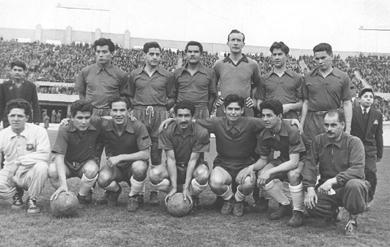 Primera imagen del registro Leonel Sanchez, Melendez, Espinoza y Robledo, Selección Chilena de Fútbol