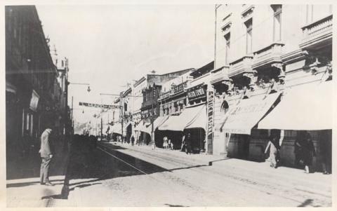 Primera imagen del registro Calle Barros Arana frente Teatro Septiembre Concepción