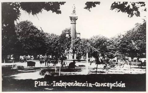 Primera imagen del registro Plaza Independencia, Concepción