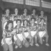 Primera imagen del registro Equipo Femenino del Club "Ferroviario", recien afiliado a la asociación de Basquetball femenino