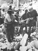 Primera imagen del registro Explosión en la Cantera Fiscal de Casablanca, once muertos