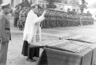 Primera imagen del registro Batallón de Servicios, Bendición de Armas