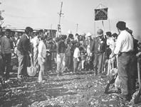 Primera imagen del registro Presidente Salvador Allende en Campamento donde se realizan trabajos voluntarios