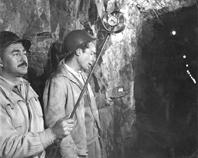 Primera imagen del registro Chile, mineros