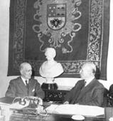 Primera imagen del registro Club de la Unión, Presidente y Vicepresidente, Centenario