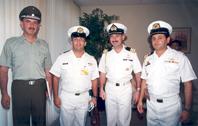 Primera imagen del registro Edecán de Carabineros Alberto Cienfuegos, Edecán Naval y Oficiales Extrangeros.