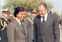 Primera imagen del registro Presidente Patricio Aylwin Junto a Presidente Argentino Carlos Menem