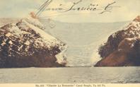Primera imagen del registro Canal Beagle, " Glassier La Romanche", Punta Arenas.
