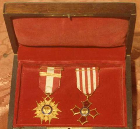 Primera imagen del registro Conjunto de medallas de la Guerra del Pacífico