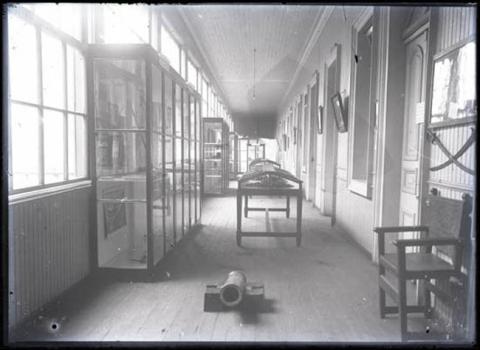 Primera imagen del registro Galería con colecciones en exhibición, antiguo Museo de Concepción
