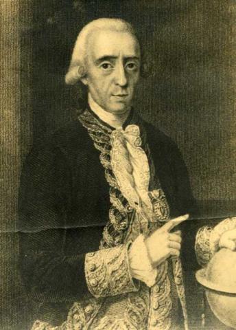 Primera imagen del registro Retrato de un Grabado de Antonio de Ulloa