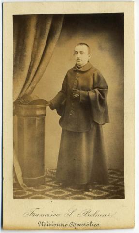 Primera imagen del registro Francisco S. Belmar, misionero apostólico