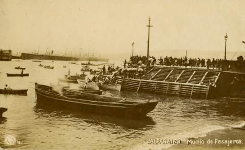 Primera imagen del registro VALPARAISO,MUELLE DE PASAJEROS