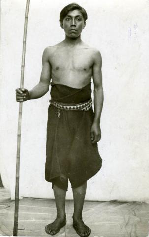 Primera imagen del registro Retrato de joven mapuche
