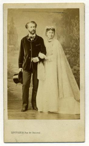 Primera imagen del registro Retrato de Florencio Blanco Gana y Olga Vasilievna Trubetskaya de Blanco