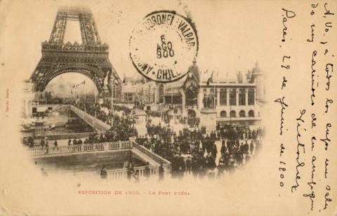 Primera imagen del registro El puente de Jena en la Exposición Universal de París
