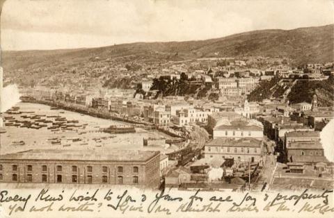 Primera imagen del registro Valparaíso desde el Cerro Artillería.