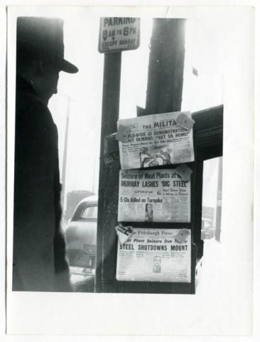 Primera imagen del registro HUELGA DEL ACERO,PITTSBURG,USA