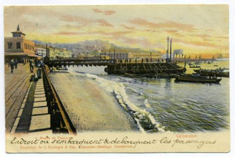 Primera imagen del registro MUELLE DE PASAJEROS, VALPARAISO