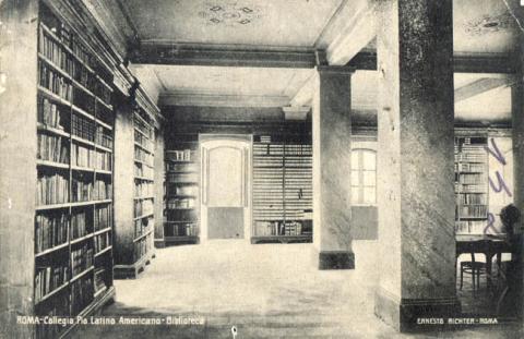 Primera imagen del registro Biblioteca del Colegio Pío Latinoamericano, Roma, Italia