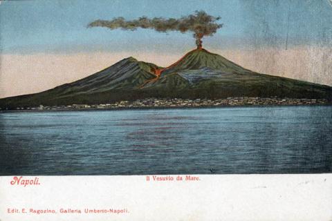 Primera imagen del registro Il Vesubio da mare, Napoli
