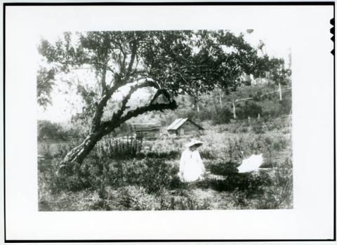 Primera imagen del registro Mujer en paisaje campestre