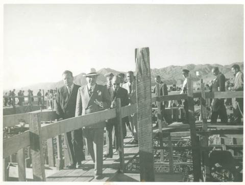 Primera imagen del registro PRESIDENTE GONZALEZ VIDELA VISITA A LA