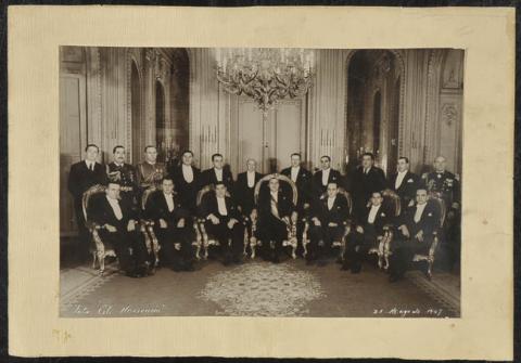 Primera imagen del registro Gabinete de Gabriel Gonzalez Videla