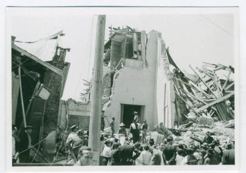 Primera imagen del registro CHILLAN,TERREMOTO